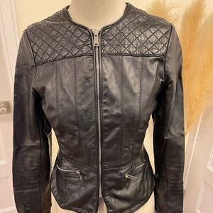 Faux Leather Jacket Women's 🖤 S Size 🖤 Pleather